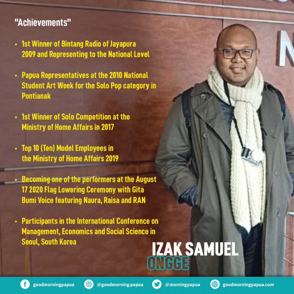 Izak Samuel Ongge: An Accomplished Papuan Youth Who Has Careers at the Ministry of Home Affairs