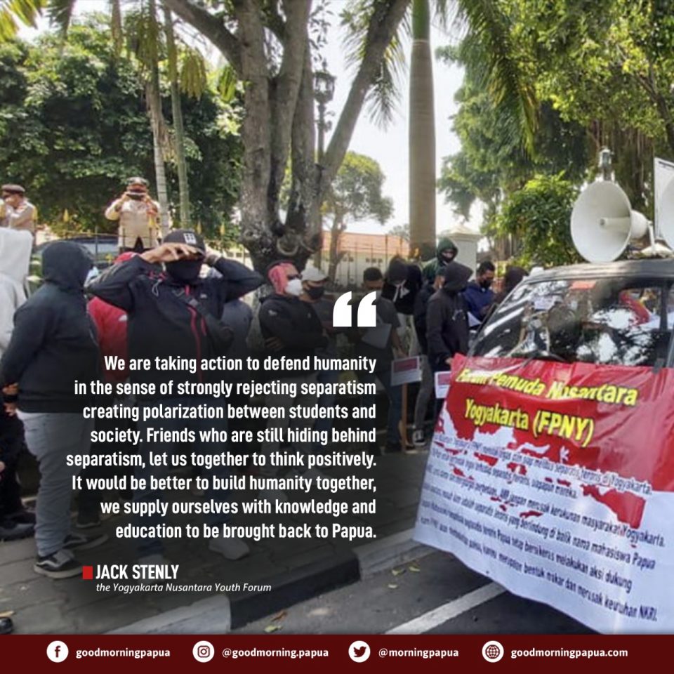 Yogyakarta Nusantara Youth Forum Delivers Support to Eradicate Papuan Separatists